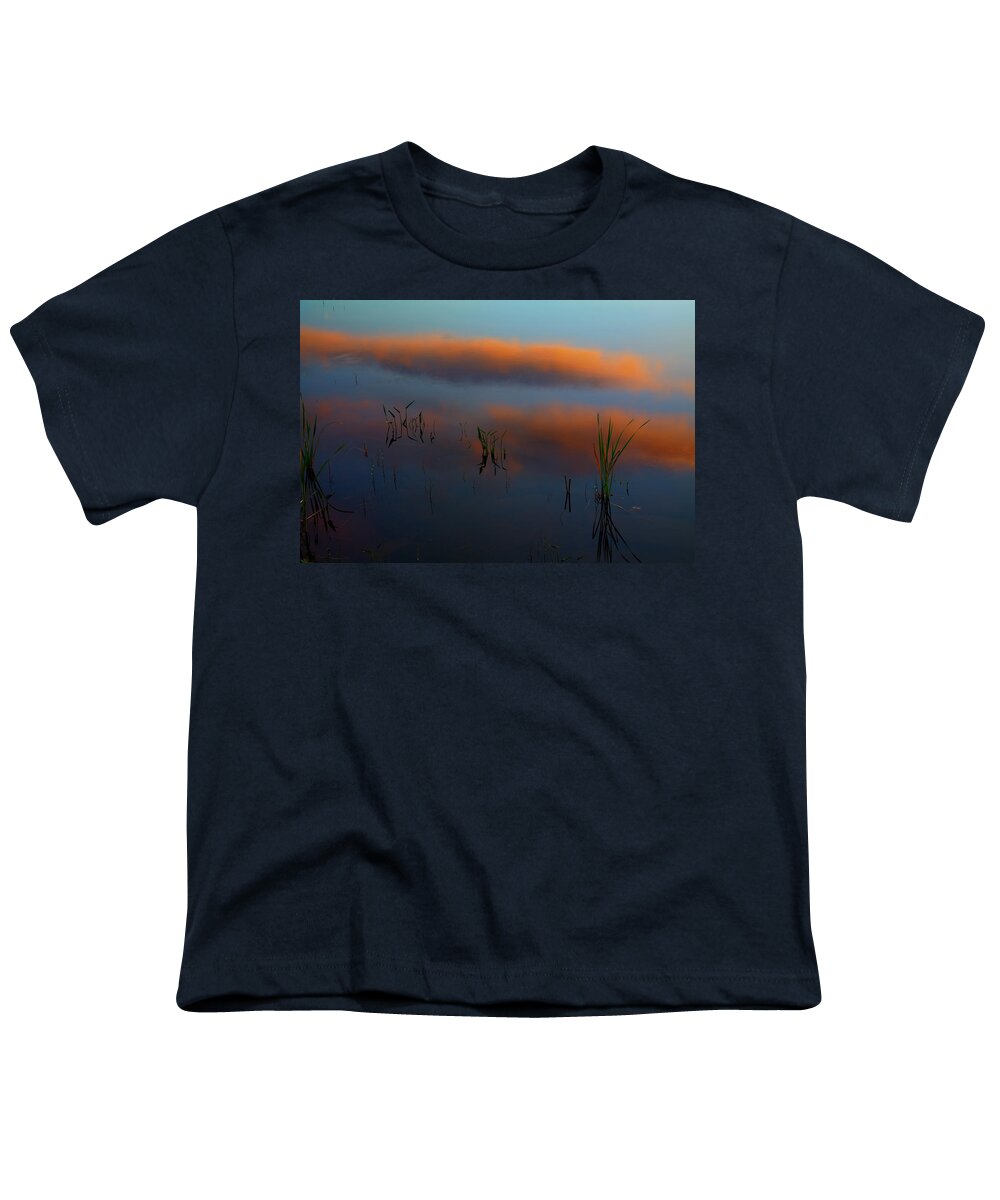 Lake Youth T-Shirt featuring the photograph Lake Reflections by Irwin Barrett
