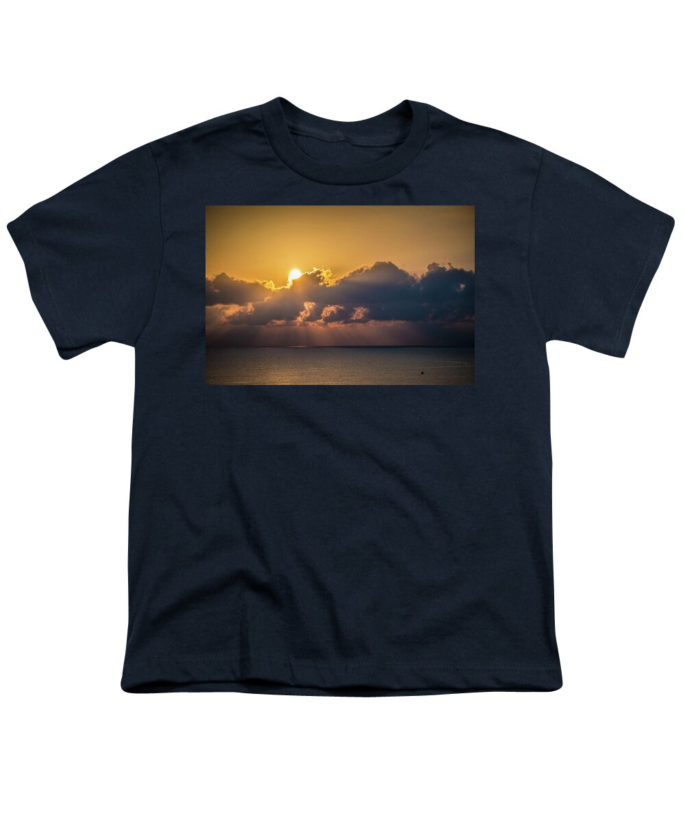 Sunrise Youth T-Shirt featuring the photograph Lighting the Way by Larkin's Balcony Photography
