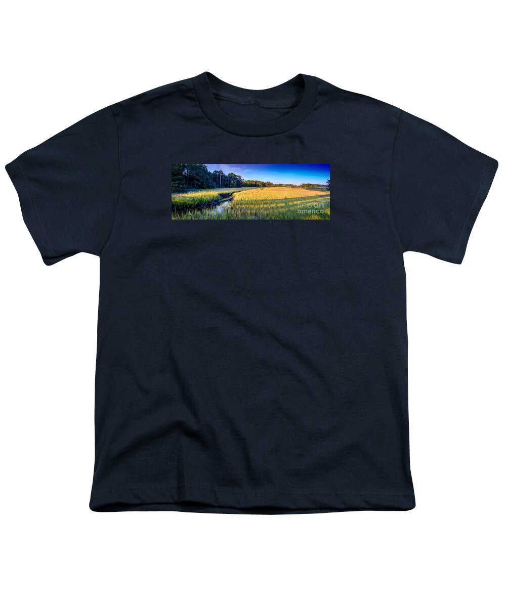Interior Youth T-Shirt featuring the photograph Little River Marsh - 2 by David Smith