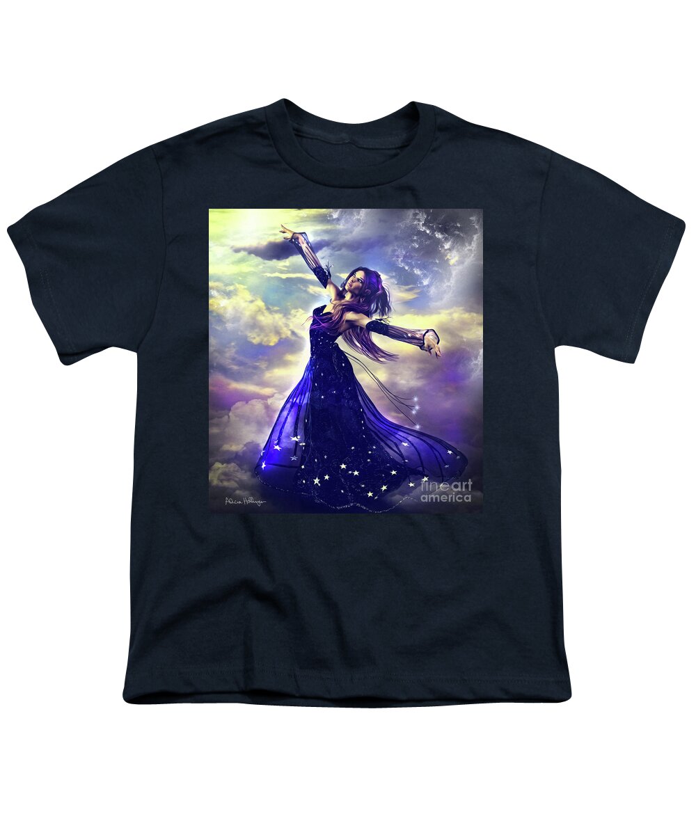 Fantasy Youth T-Shirt featuring the digital art Lucid Dream by Alicia Hollinger