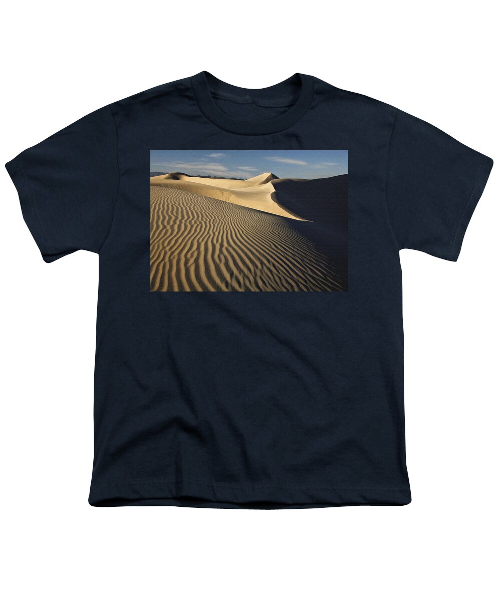 Landscape Youth T-Shirt featuring the photograph Oceano Dunes by Sharon Foster