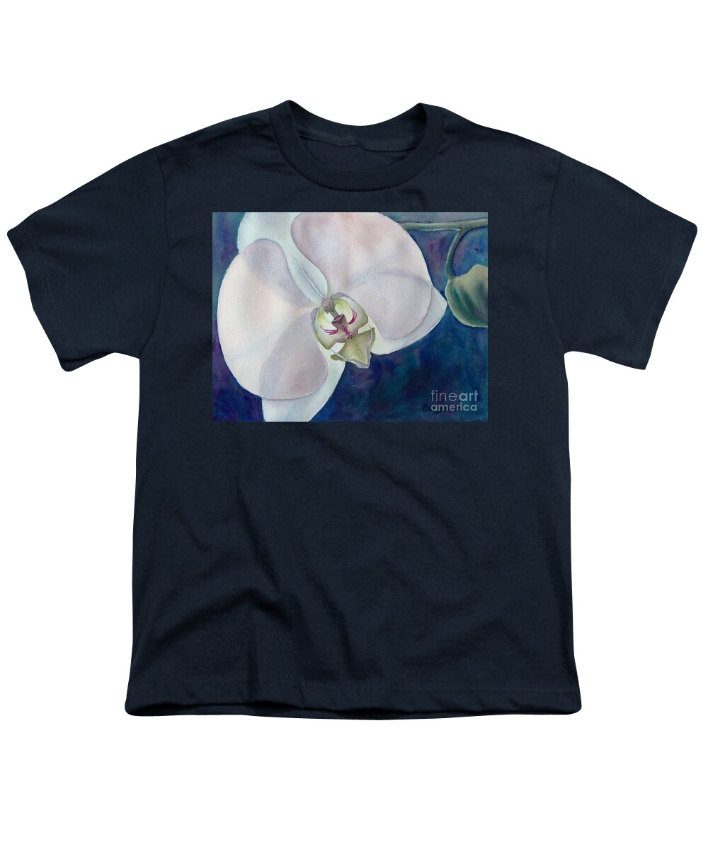 Orchid Youth T-Shirt featuring the painting Orchid Angel by Petra Burgmann