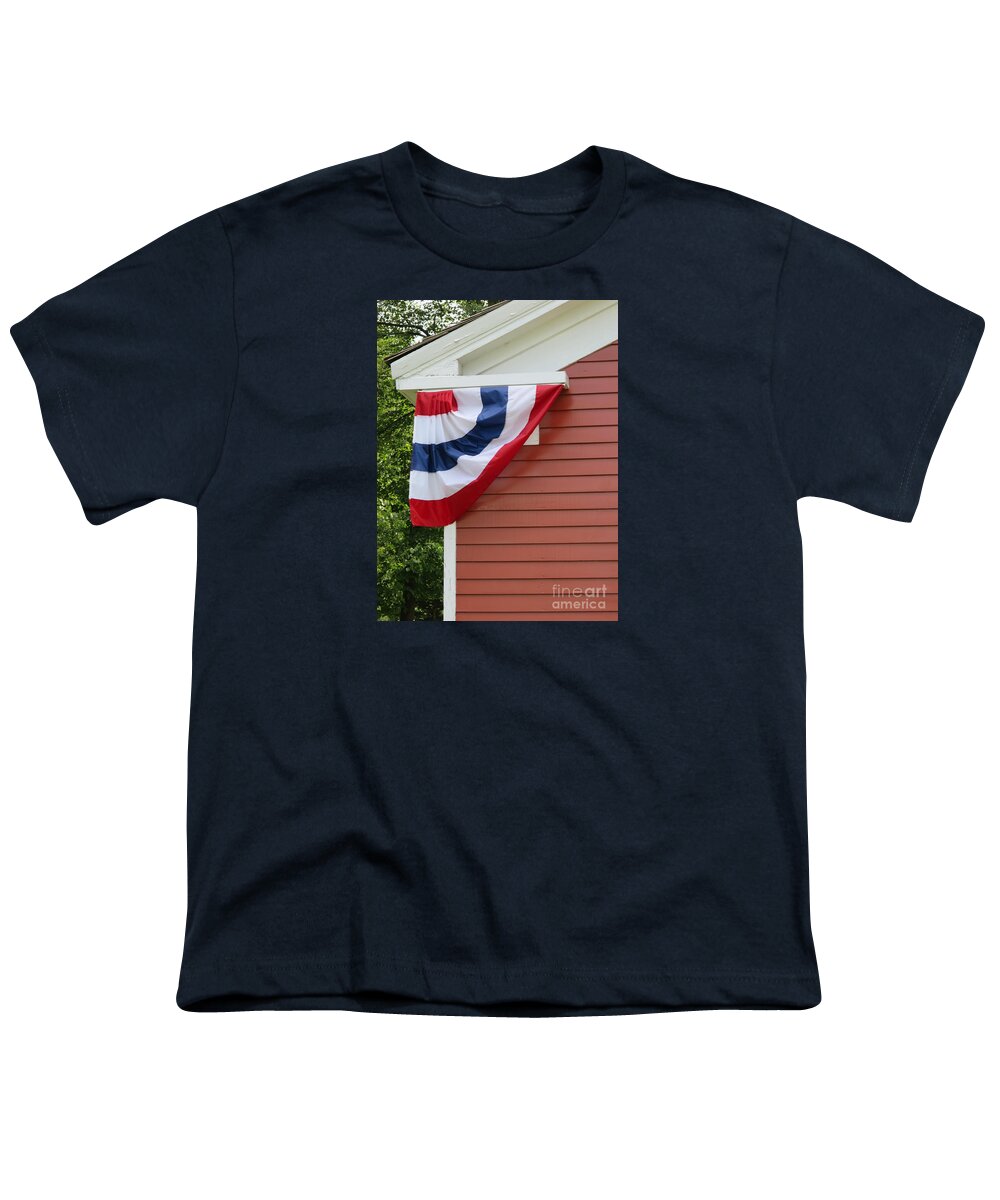 Bunting Youth T-Shirt featuring the photograph Patriotic Celebration by Ann Horn