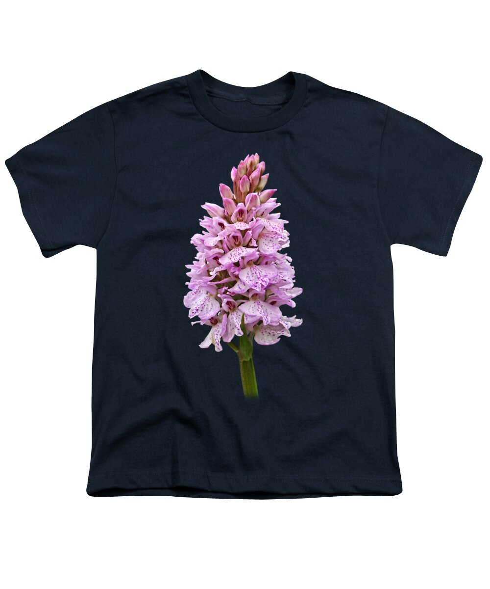 Orchid Youth T-Shirt featuring the photograph Radiant Wild Pink Spotted Orchid by Gill Billington