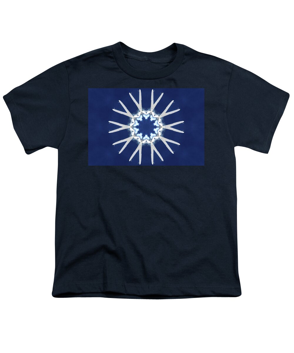 Snowflake Youth T-Shirt featuring the photograph Snowflake by Karol Livote
