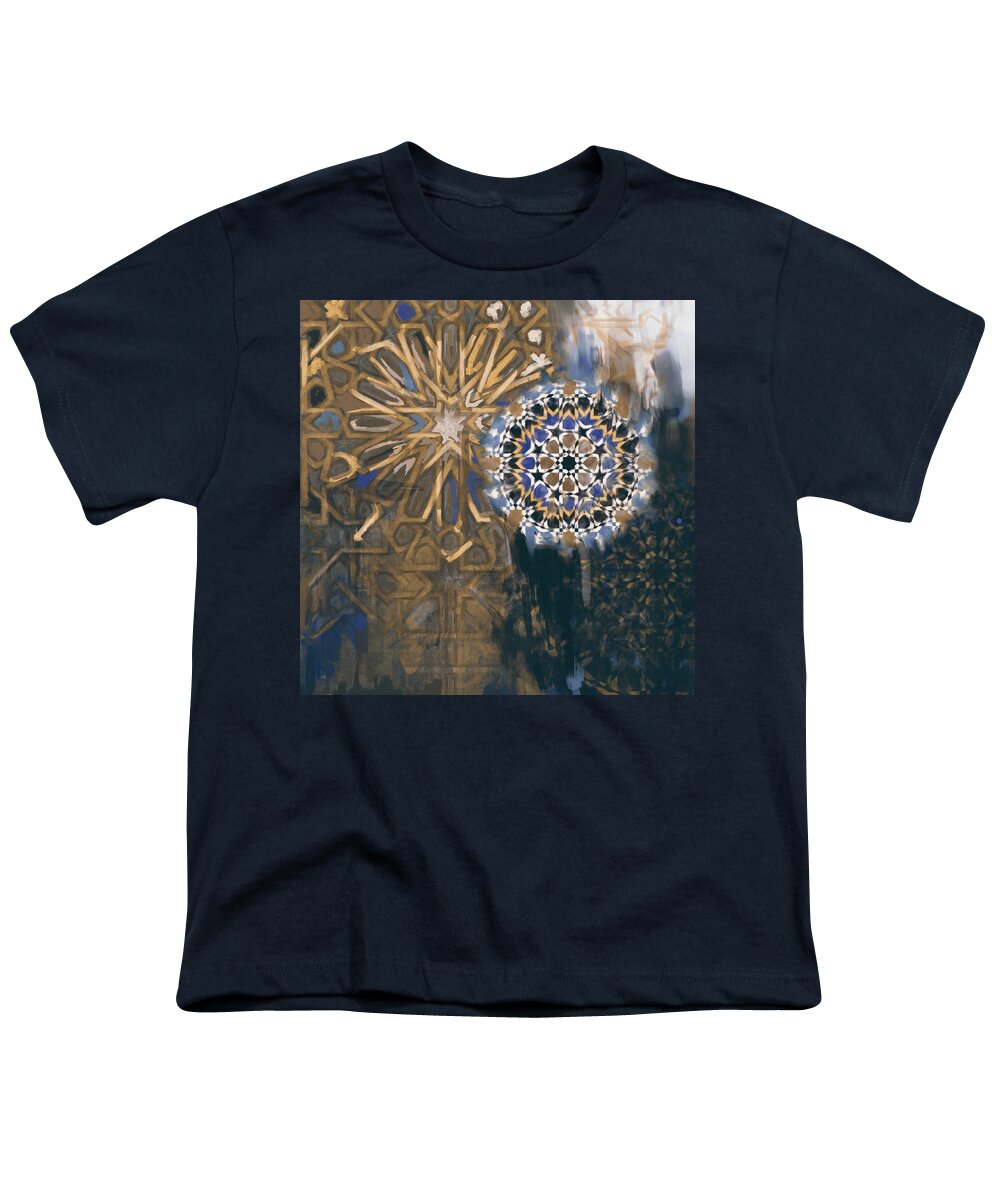 Motif Youth T-Shirt featuring the painting Spanish 167 4 by Mawra Tahreem