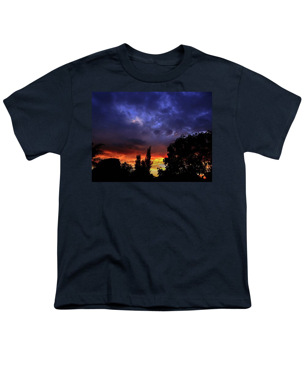 Sunset Youth T-Shirt featuring the photograph Spirit Sunset by Mark Blauhoefer