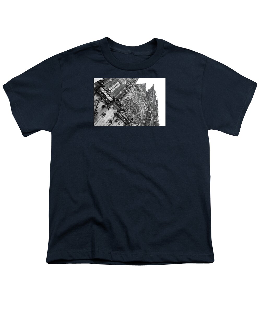 Europe Youth T-Shirt featuring the photograph St. Vitus Cathedral 1 by Matthew Wolf