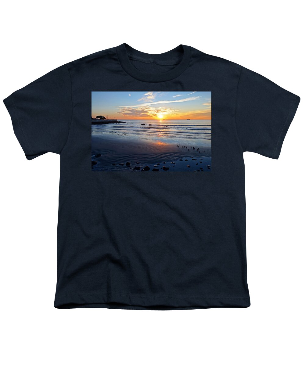 Lynn Youth T-Shirt featuring the photograph Sunrise over Red Rock Park Lynn Shore Drive by Toby McGuire