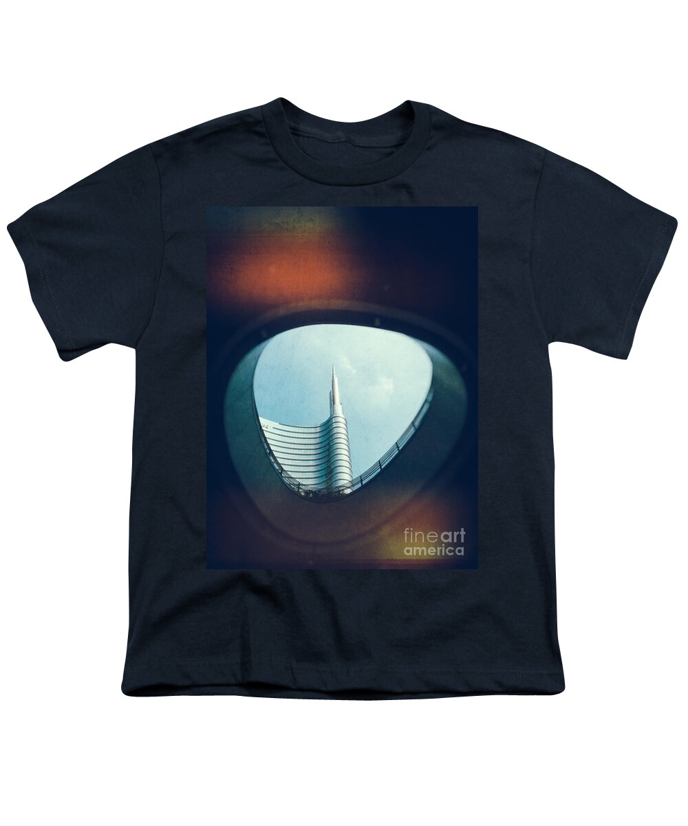 Architecture Youth T-Shirt featuring the photograph Through the hole by Silvia Ganora