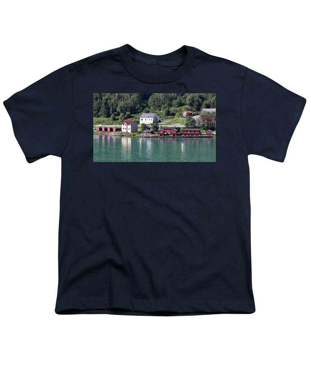 Olden Norway Youth T-Shirt featuring the photograph Olden Norway #1 by Paul James Bannerman