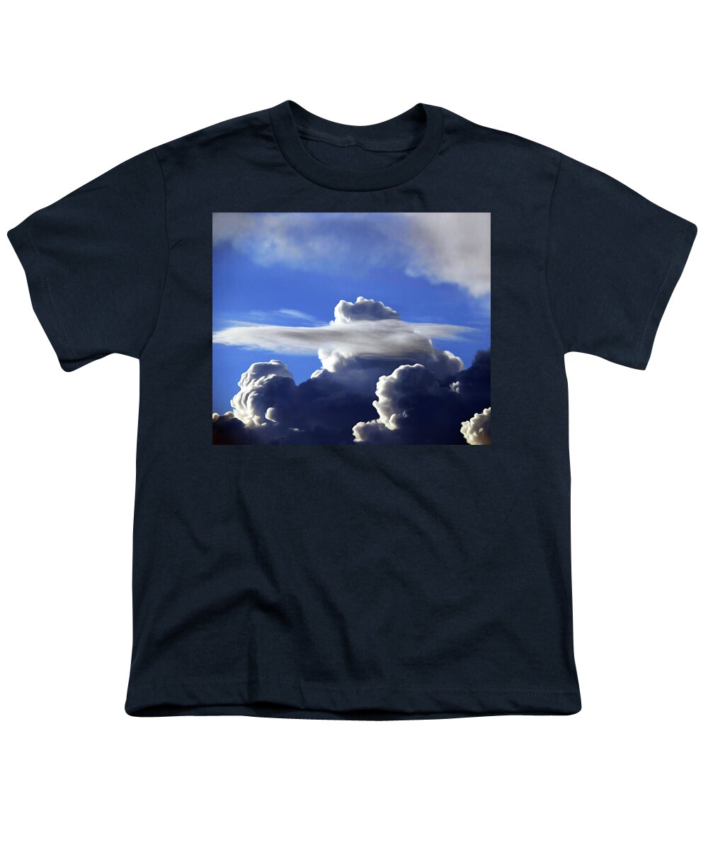 Sky Youth T-Shirt featuring the photograph A wisp of lenticular asking for trouble by Joe Schofield