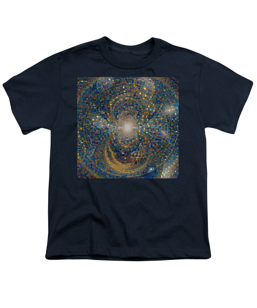 3d Rendering Youth T-Shirt featuring the digital art Kaleidoscopic mosaic by Bruce Rolff