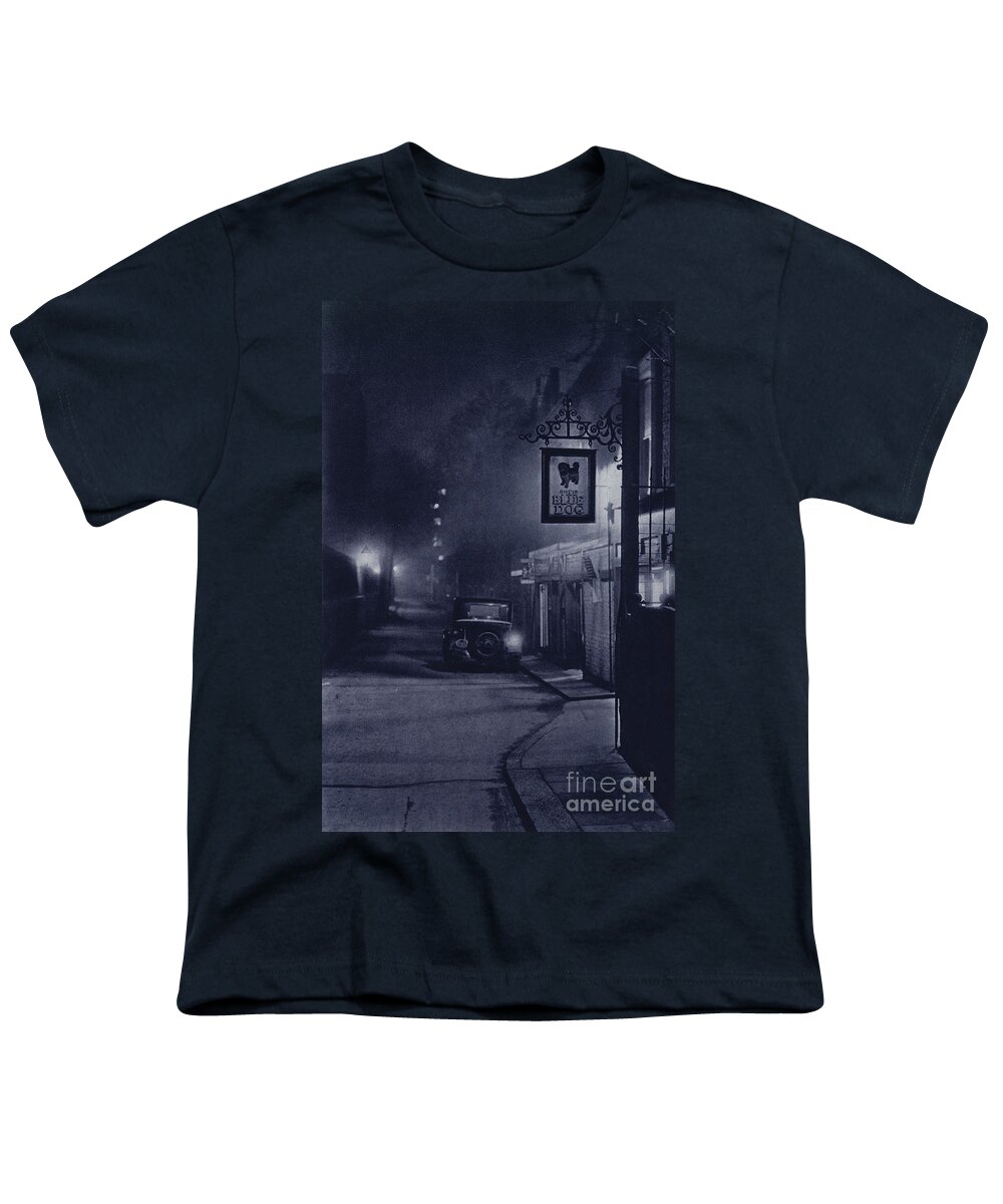 London Youth T-Shirt featuring the photograph London At Night, Cottage Place, Brompton by Harold Burdekin