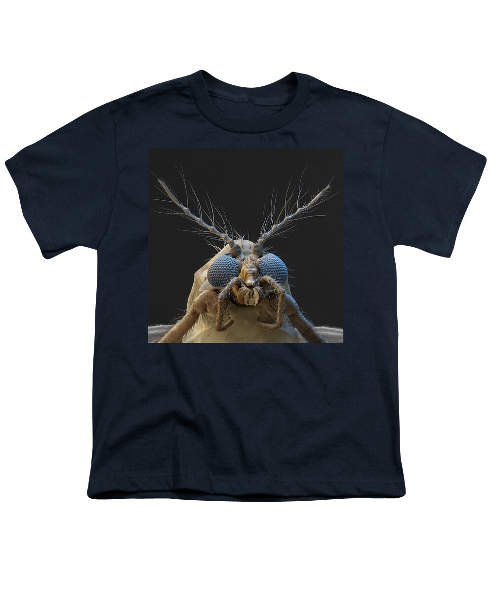 Animal Youth T-Shirt featuring the photograph Nonbiting Midge, Chironomidae Sp., Sem by Meckes/ottawa
