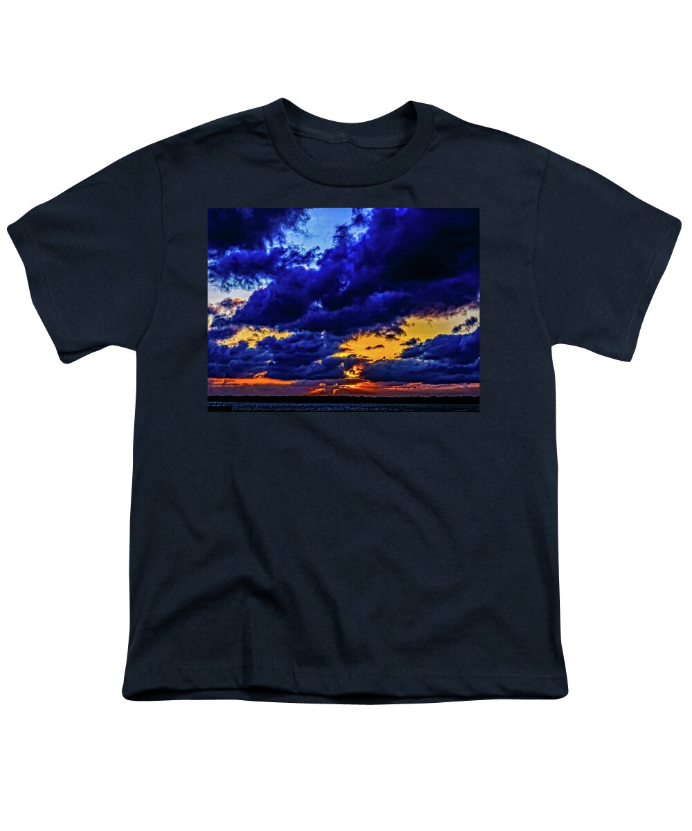 Fl Youth T-Shirt featuring the photograph Sunset in St. Petersburg by Louis Dallara