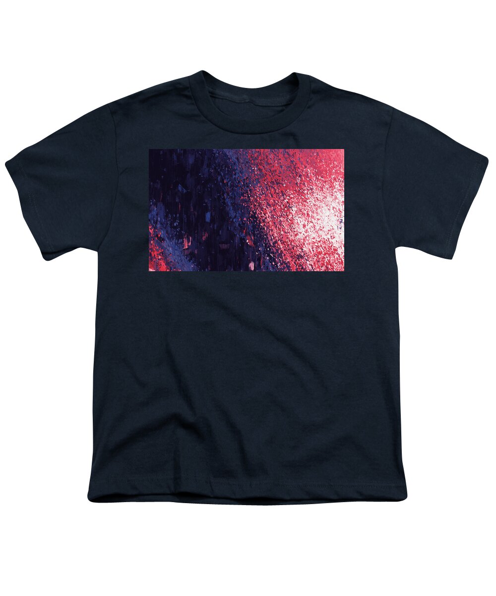 Purple Youth T-Shirt featuring the painting The Dreamers - 03 by AM FineArtPrints