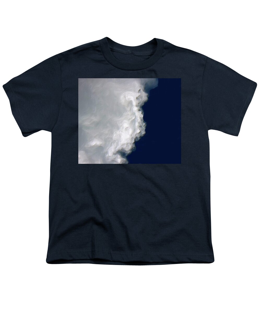  Youth T-Shirt featuring the digital art The Heavy Cloud by Rein Nomm