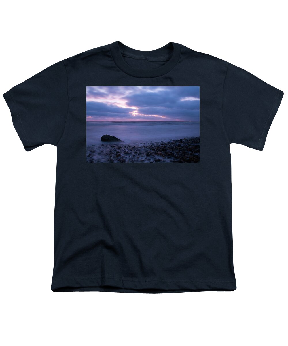 Travel Youth T-Shirt featuring the photograph Ballyconnigar Strand at dawn #8 by Ian Middleton