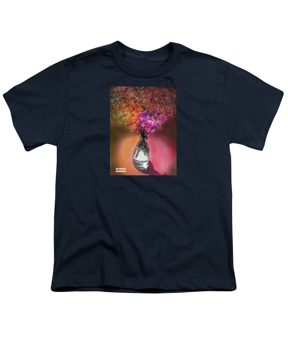 Flowers Youth T-Shirt featuring the photograph An Explosion of Color by Ian MacDonald