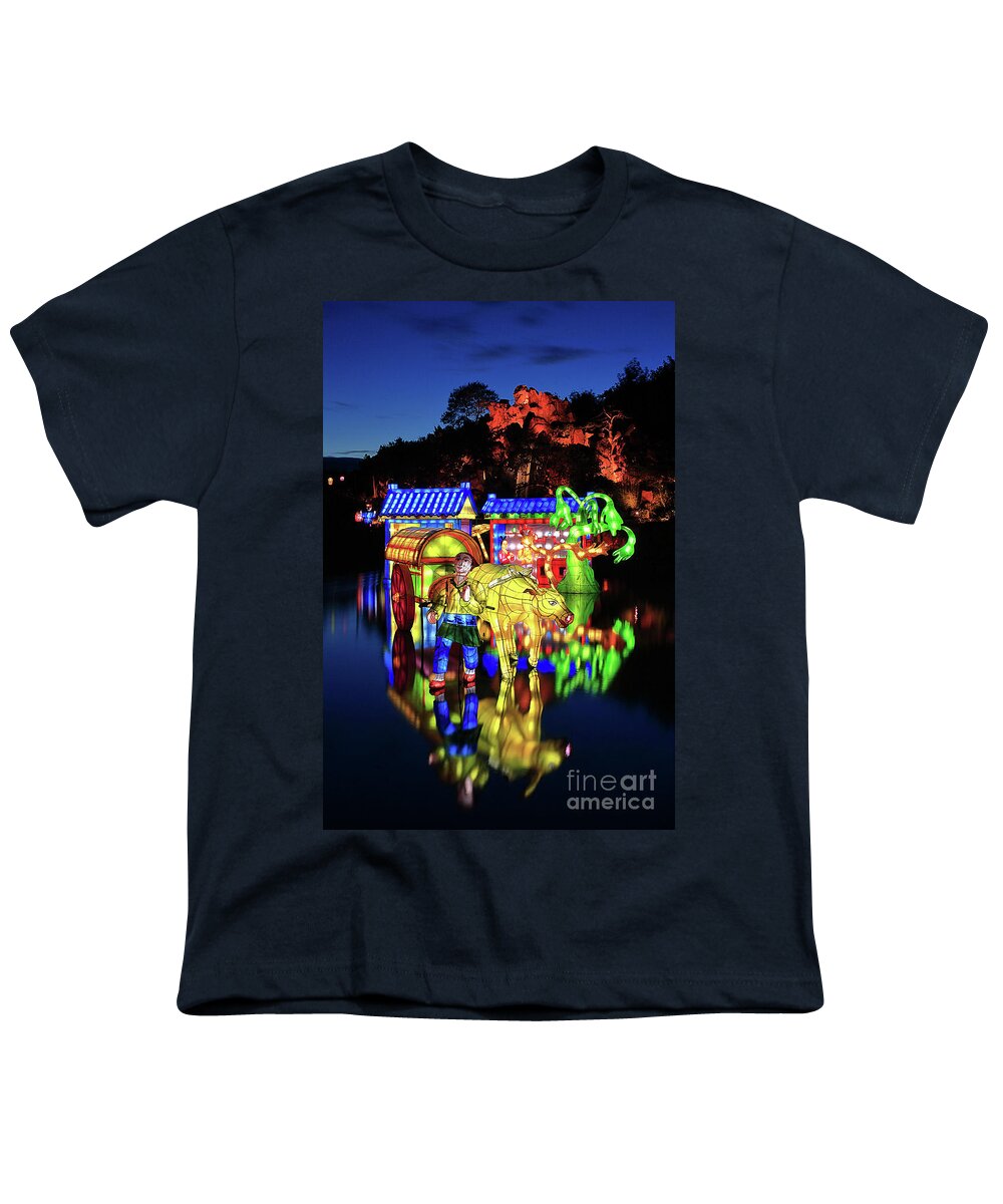 Chinese Youth T-Shirt featuring the photograph Chinese garden by Frederic Bourrigaud