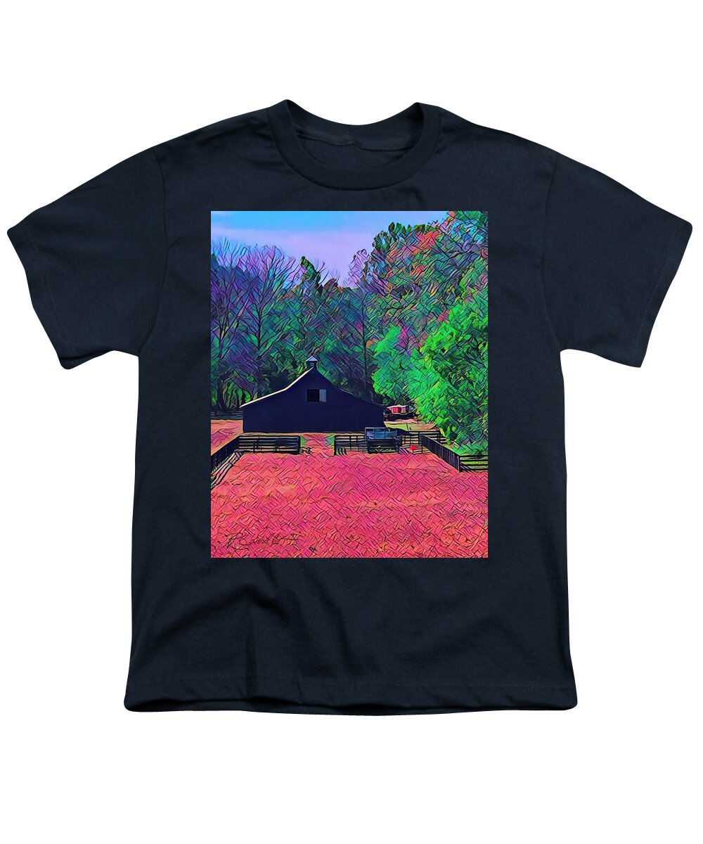 Landscape Youth T-Shirt featuring the photograph Country Chroma Fall by Ruben Carrillo