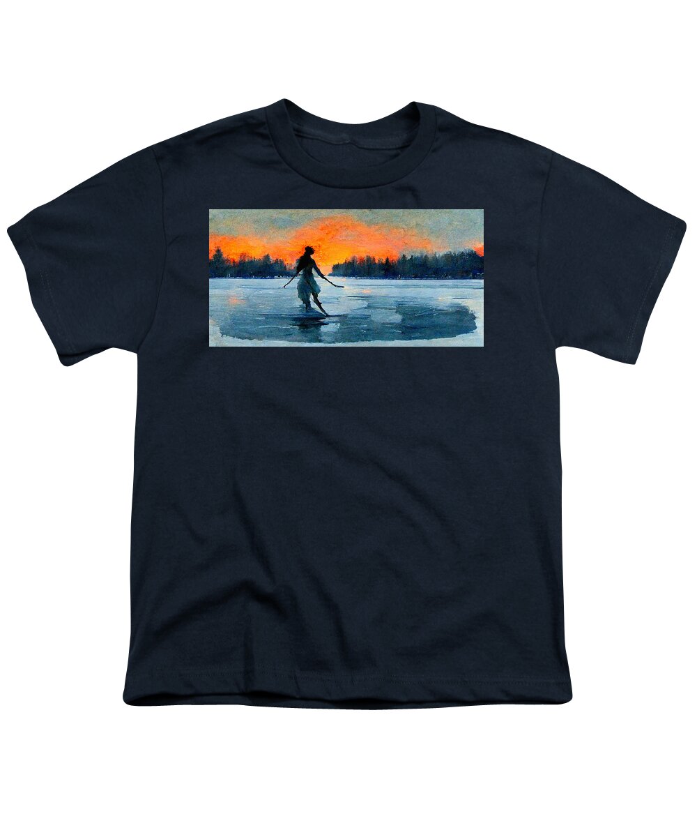 Figurative Youth T-Shirt featuring the digital art Figurative #69 by Craig Boehman