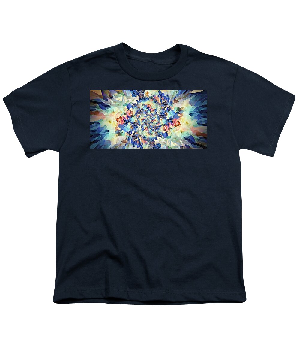 Burst Youth T-Shirt featuring the digital art Flora Nova by David Manlove