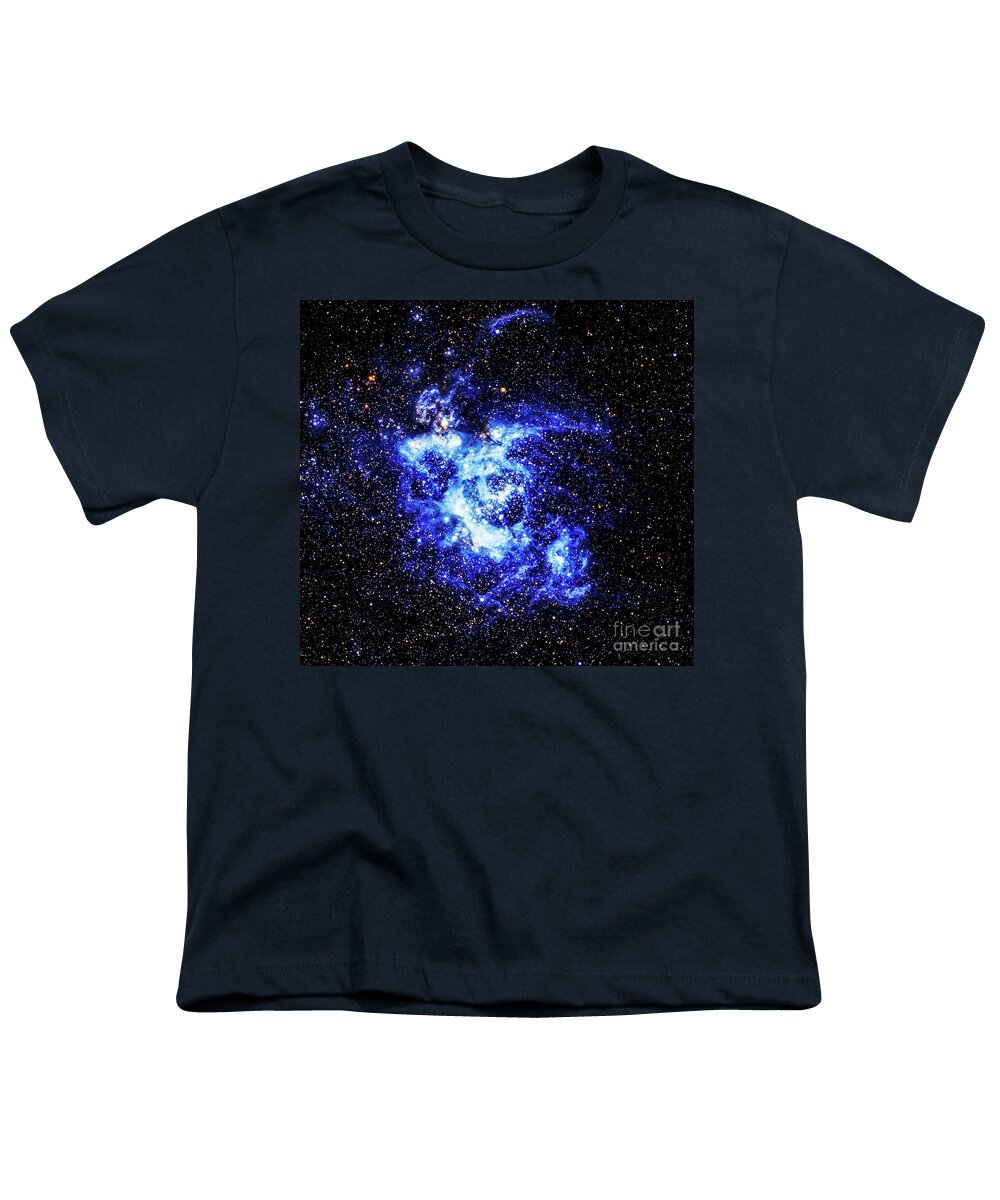Ngc 604 Youth T-Shirt featuring the photograph Giant Gas Cloud in Triangulum Galaxy by M G Whittingham