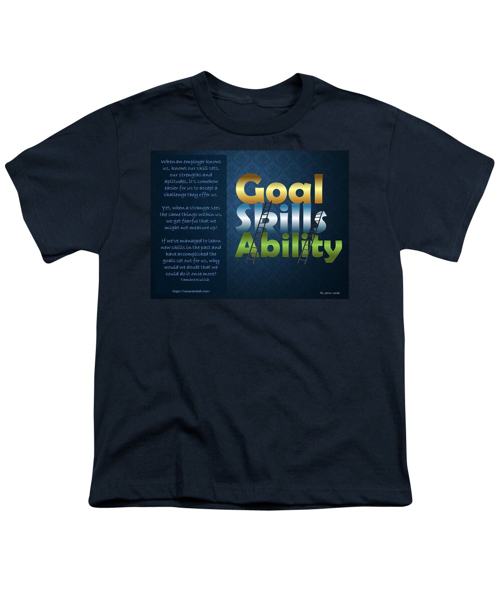 Goal Youth T-Shirt featuring the photograph Goal, Skills, Ability by Tamara Kulish