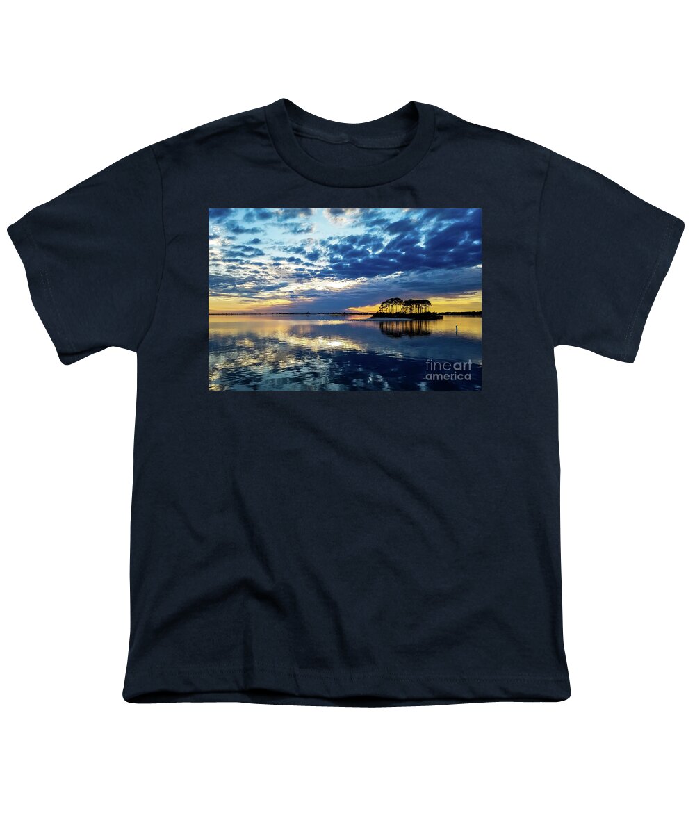 Island Youth T-Shirt featuring the photograph Island Sunset, Perdido Key, Florida by Beachtown Views