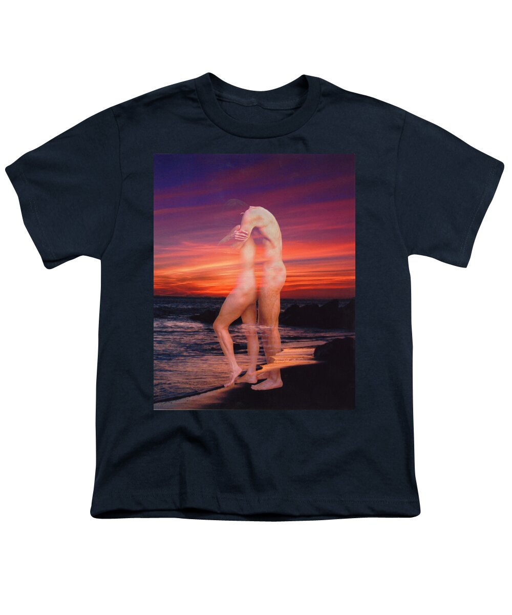 Nudes Youth T-Shirt featuring the photograph Lovers Dream by Kurt Van Wagner