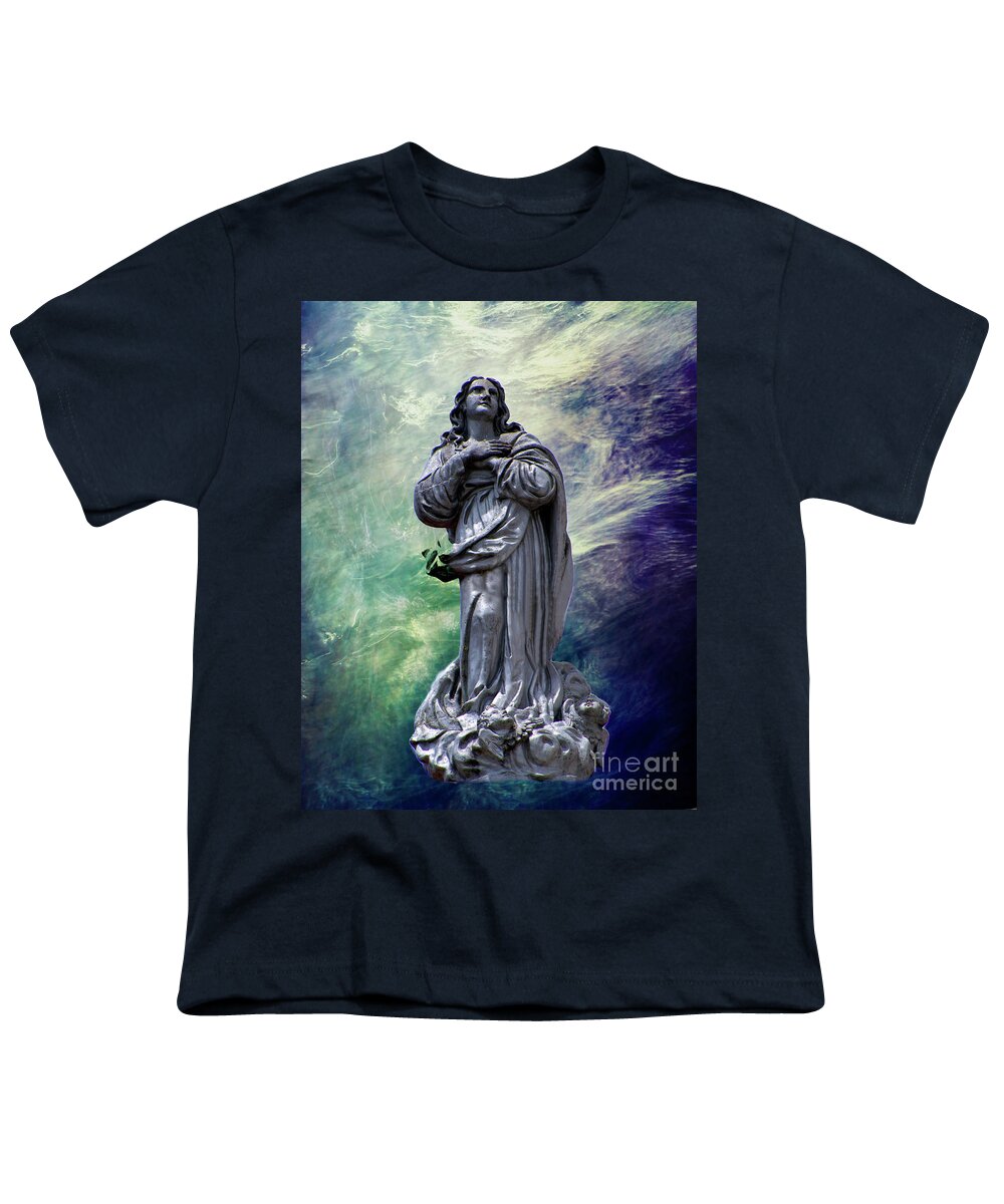 2151f Youth T-Shirt featuring the photograph Name The Saint by Al Bourassa