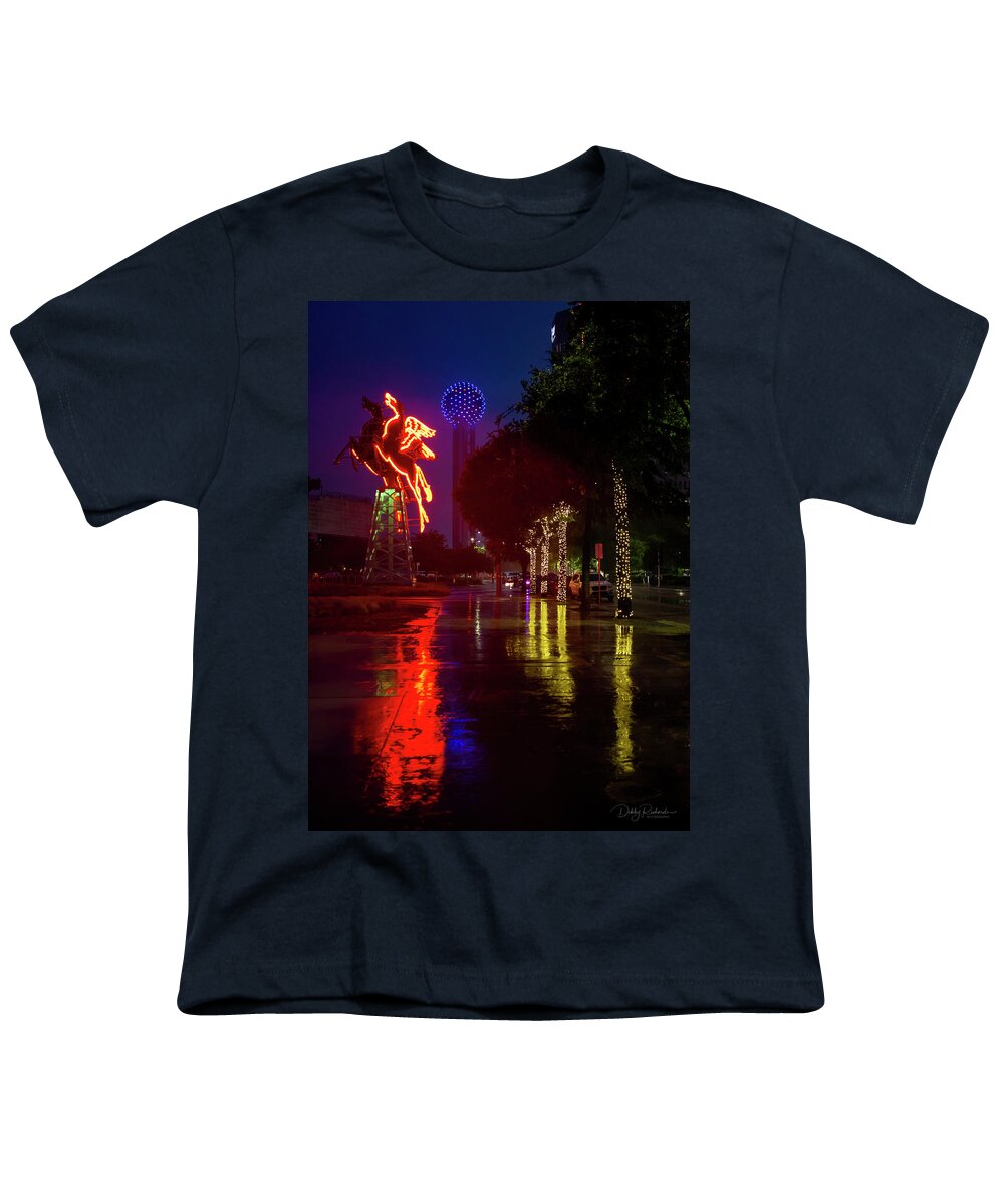 Rainy Night Youth T-Shirt featuring the photograph Pegasus by Debby Richards