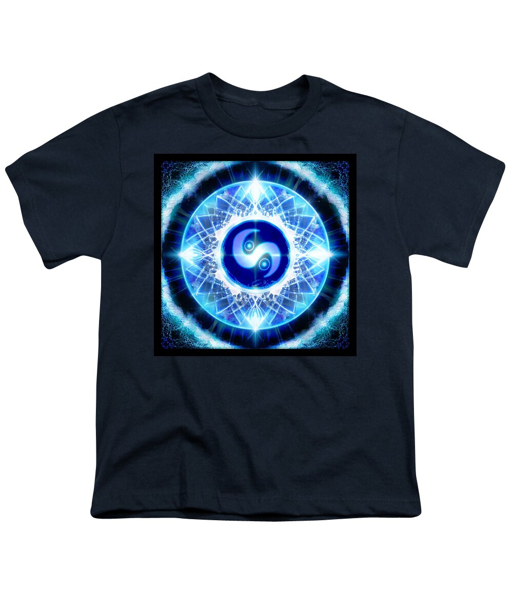 Sigil Youth T-Shirt featuring the digital art Primordial element of Water by Shawn Dall