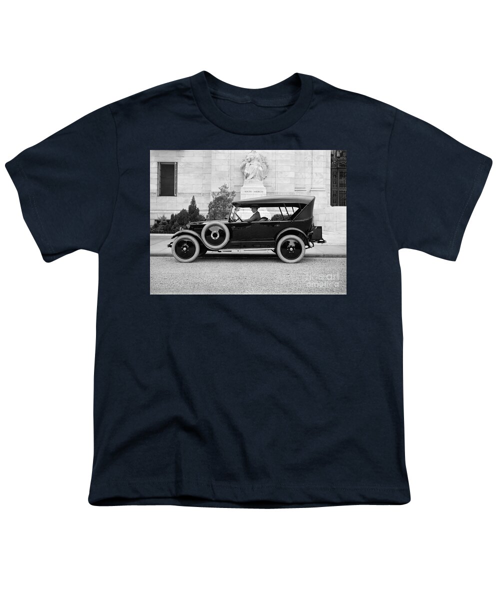 1922 Youth T-Shirt featuring the photograph Studebaker, 1922 by Granger
