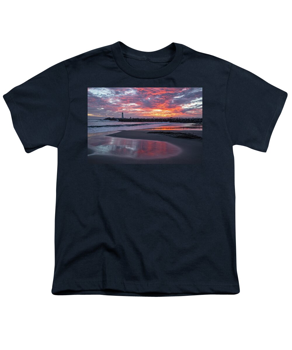 Twin Lakes Beach Youth T-Shirt featuring the photograph Twin Lakes Beach Sunset #2 by Carla Brennan