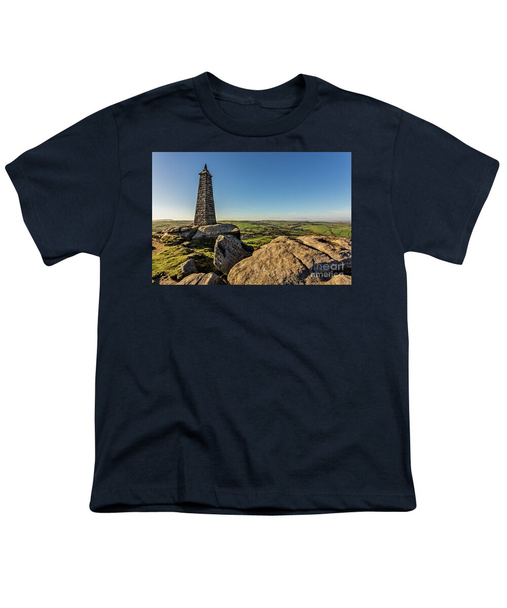 England Youth T-Shirt featuring the photograph Wainman's Pinnacle by Tom Holmes Photography