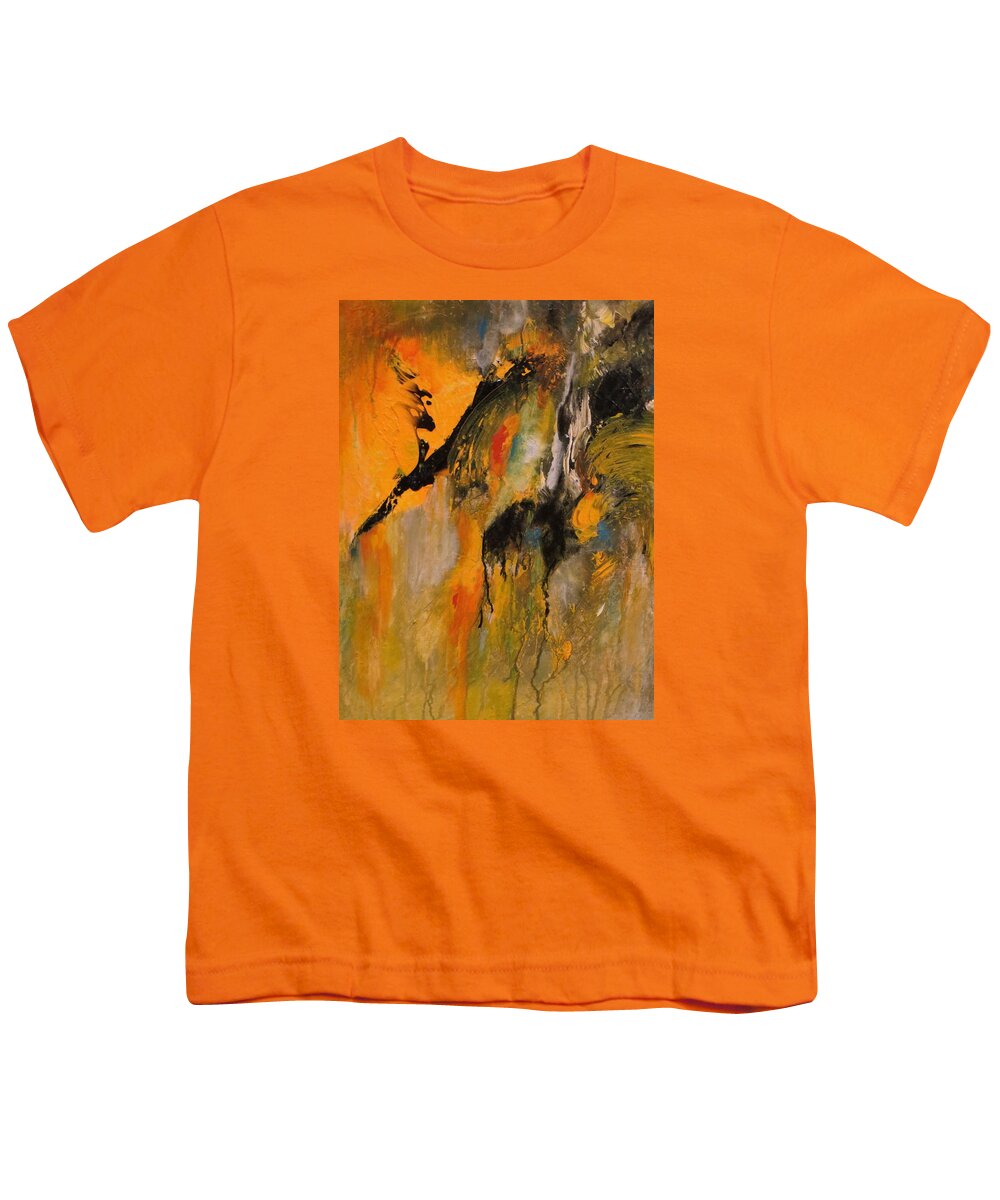Abstract Youth T-Shirt featuring the painting Cheeky by Soraya Silvestri