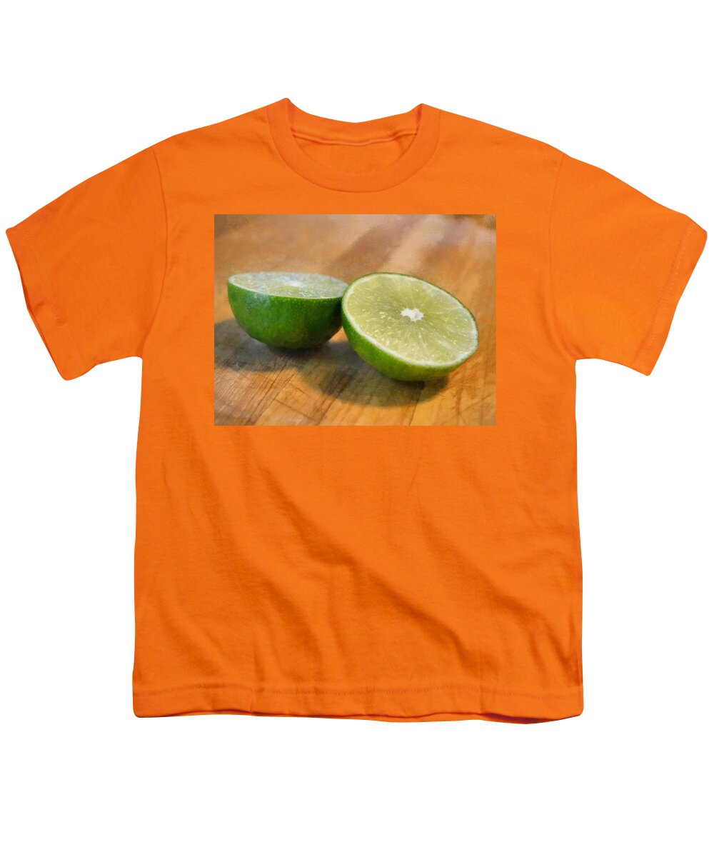 Lime Youth T-Shirt featuring the photograph Lime by Michelle Calkins