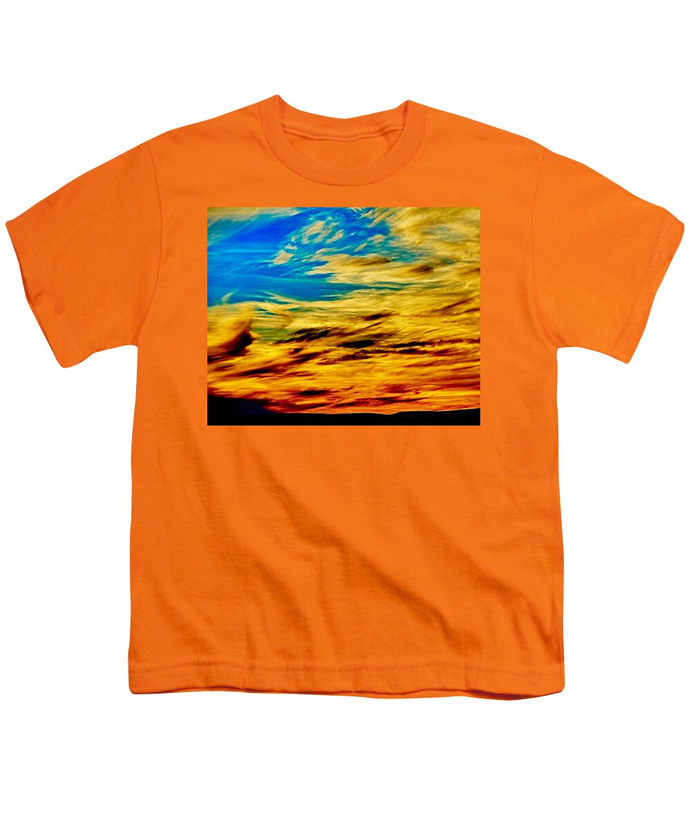 Vivid Youth T-Shirt featuring the photograph Ranchito Sunset V by Charles Muhle