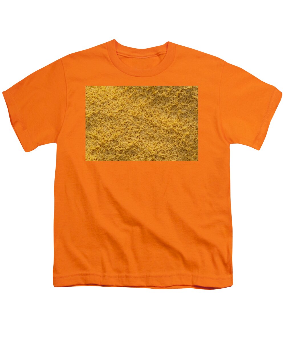 Aethalium Youth T-Shirt featuring the photograph Scrambled Egg Slime Mold by Jeffrey Lepore