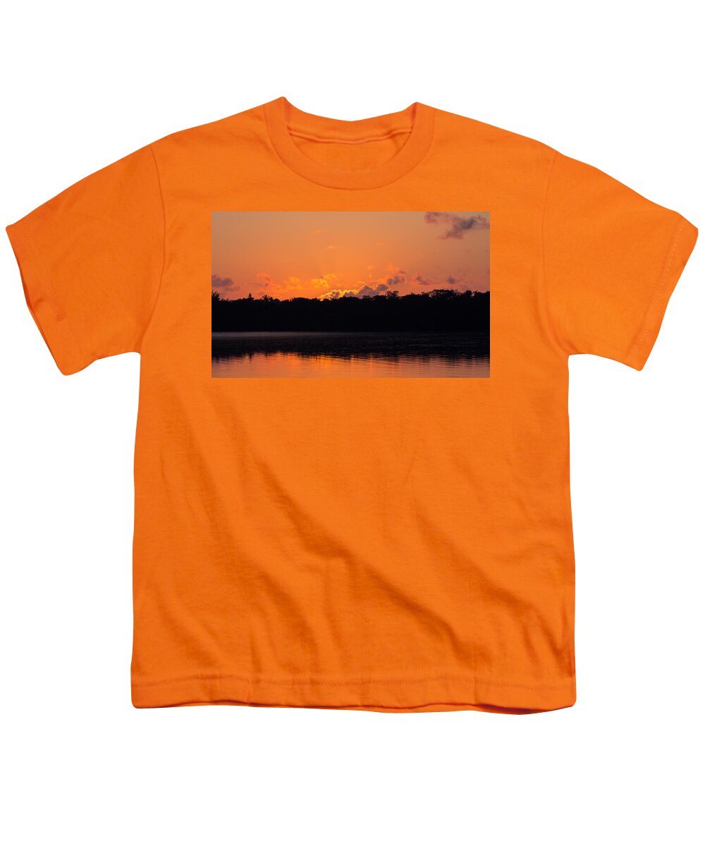 Background Youth T-Shirt featuring the photograph Sublime Sunset by John M Bailey