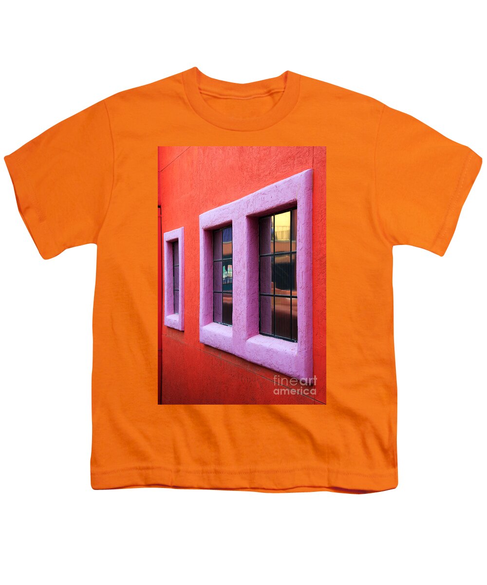 Window Reflections Youth T-Shirt featuring the photograph Window Reflections 2 by Vivian Christopher