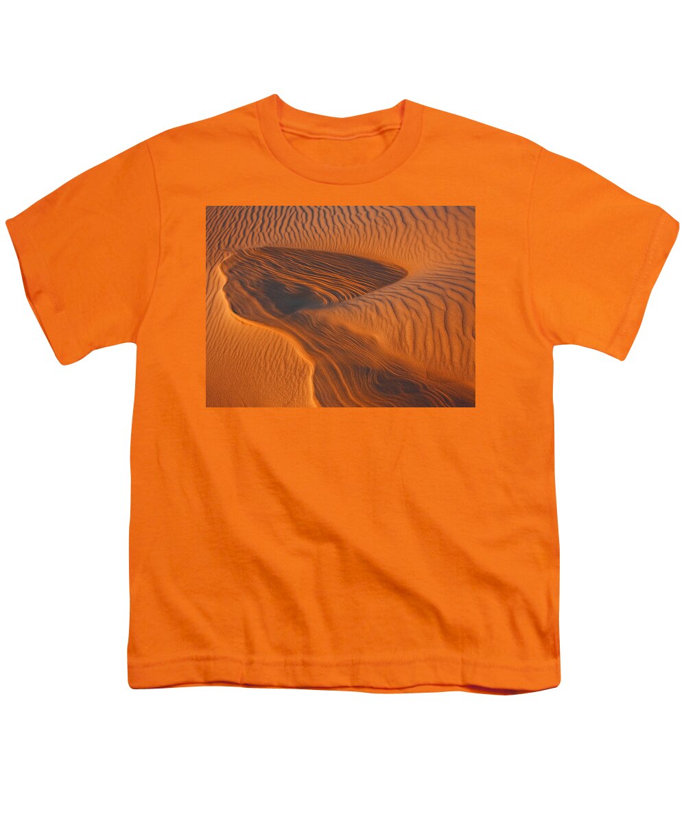 Woman Youth T-Shirt featuring the photograph Woman In the Dunes by Beth Sargent