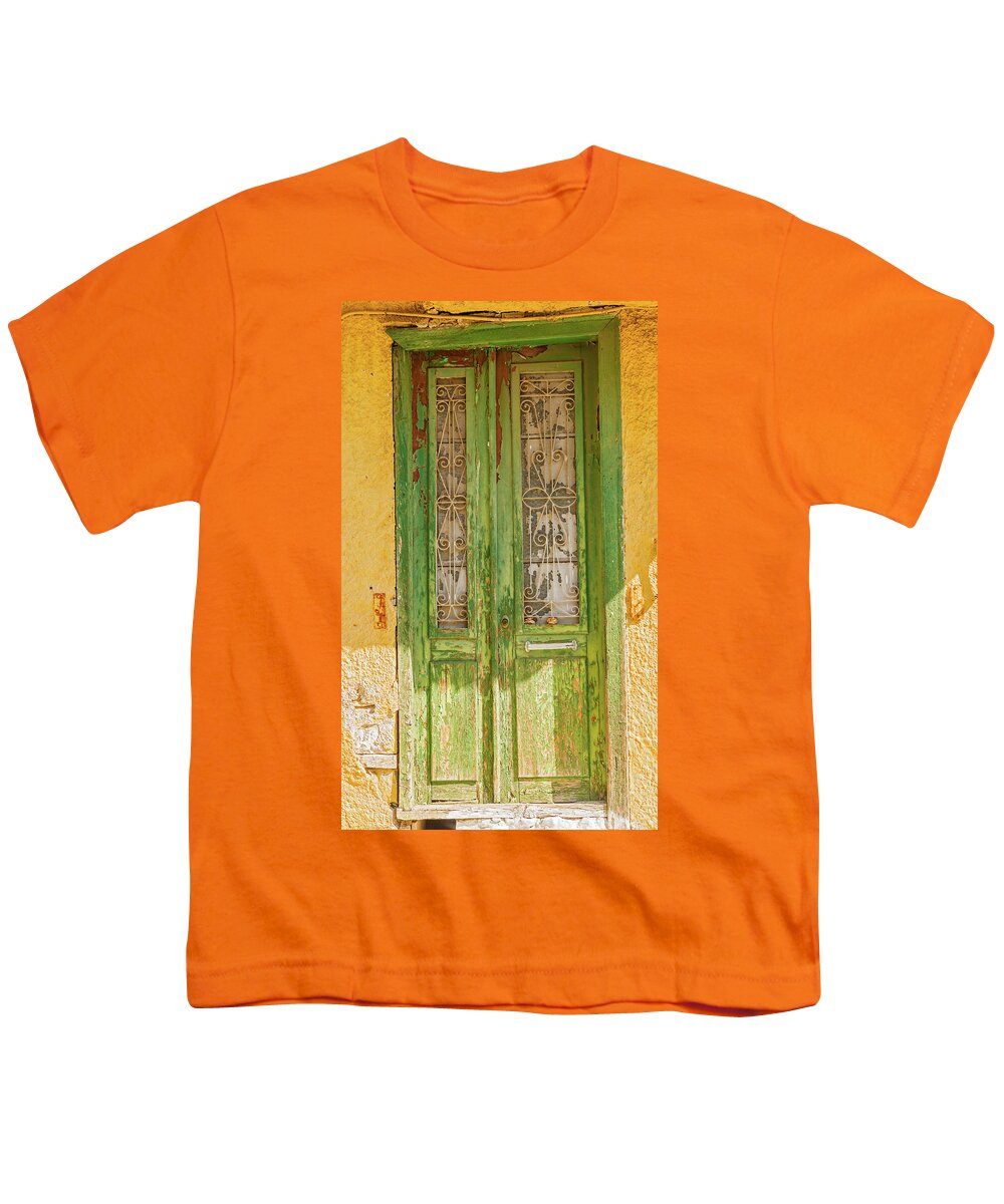 Town Youth T-Shirt featuring the photograph Doors #1 by Marek Poplawski