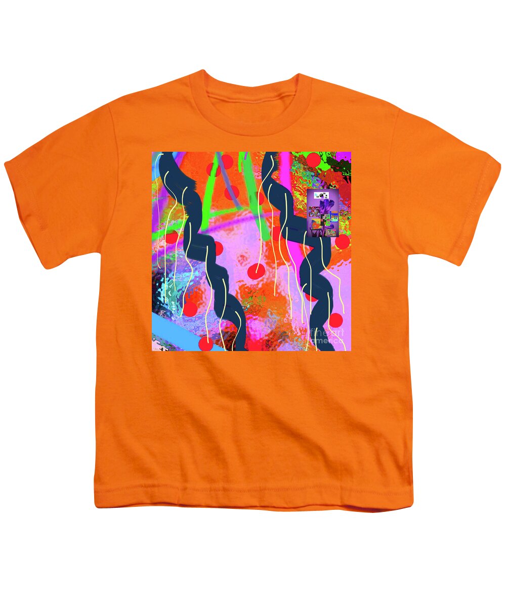 Walter Paul Bebirian Youth T-Shirt featuring the digital art 10-2-2016k by Walter Paul Bebirian