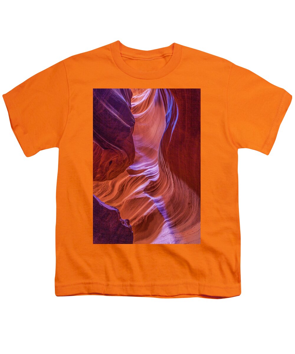 Slot Canyon Youth T-Shirt featuring the photograph Antelope Canyon Beauty by Lon Dittrick