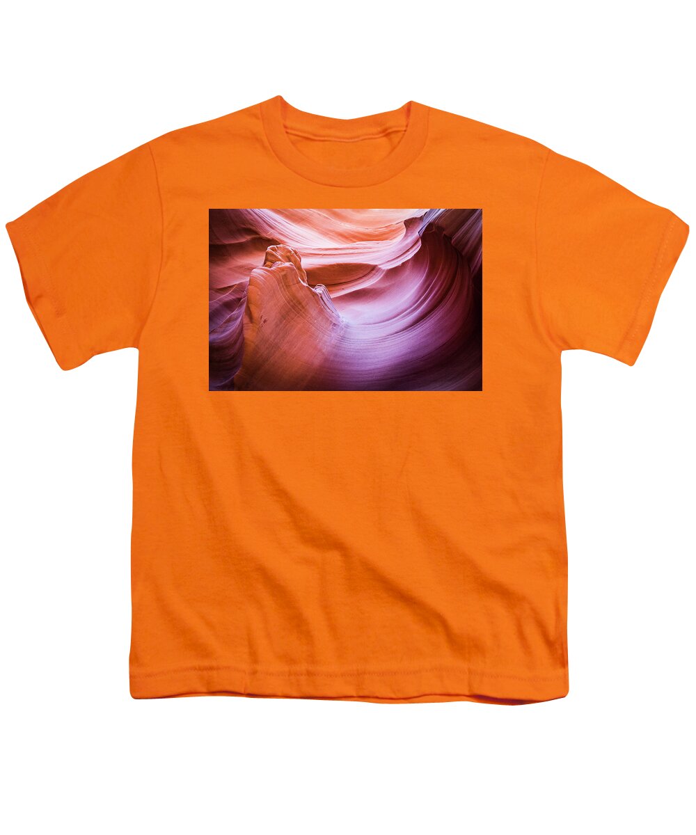 Curves Youth T-Shirt featuring the photograph Canyon Curves by Susan Bandy