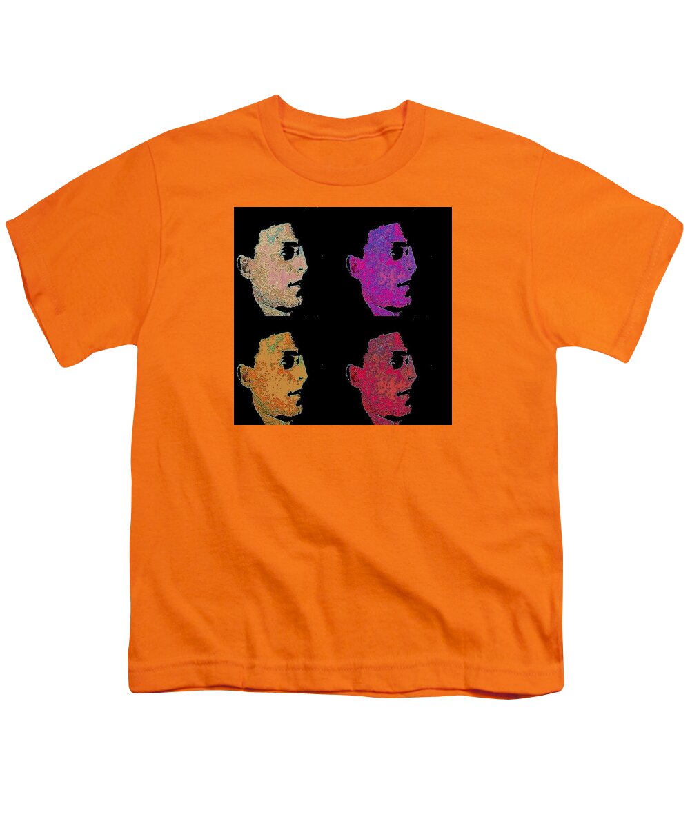 Youth T-Shirt featuring the digital art Four Abes by Cooky Goldblatt